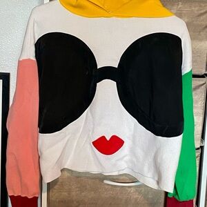 Alice + Olivia cropped hoodie